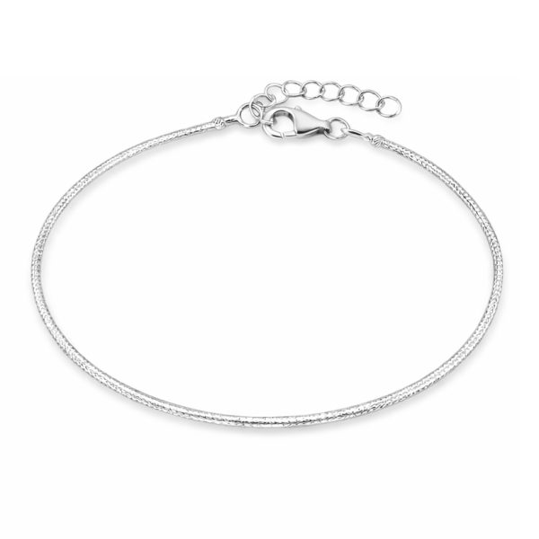 Гривна от бяло злато GOLD LINE – фина дамска гривна с елегантен дизайн 3