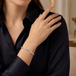 Гривна от бяло злато White Tube