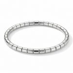 Гривна от бяло злато White Tube