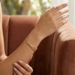 Гривна от жълто злато Golden Layers 