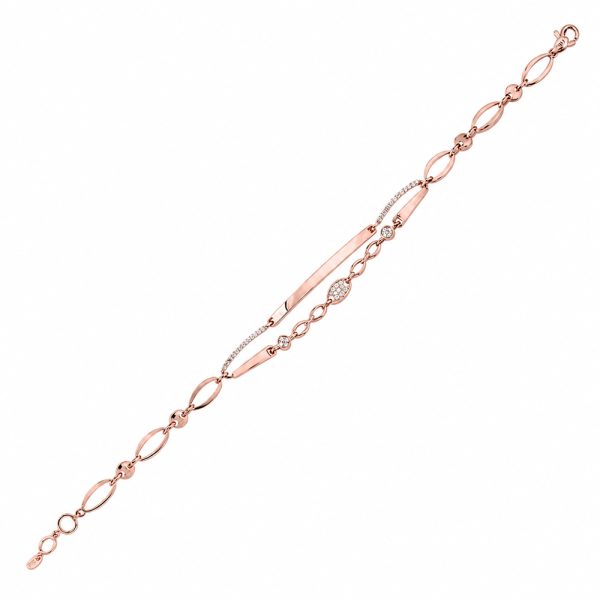 Гривна розово злато MAREA ROSE