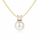 Златно колие Pearl Grace