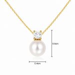 Златно колие Pearl Grace