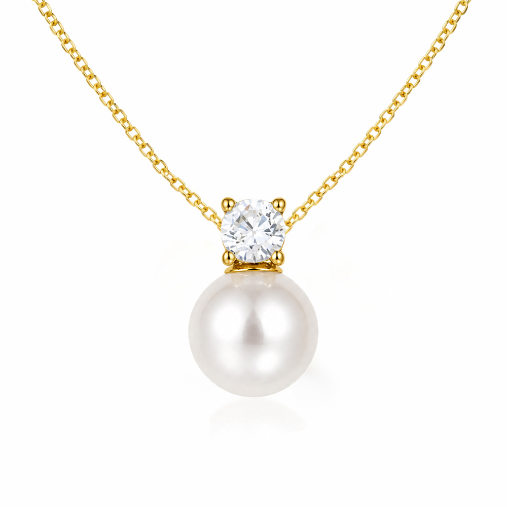 Златно колие Pearl Grace